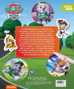Buchcover und Innenansicht für das Buch: PAW Patrol: Mein Lieblingsbuch - Geschichten - Sticker - Ausmalseiten