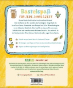 Buchcover und Innenansicht für das Buch: Mein Bastelbuch fürs ganze Jahr