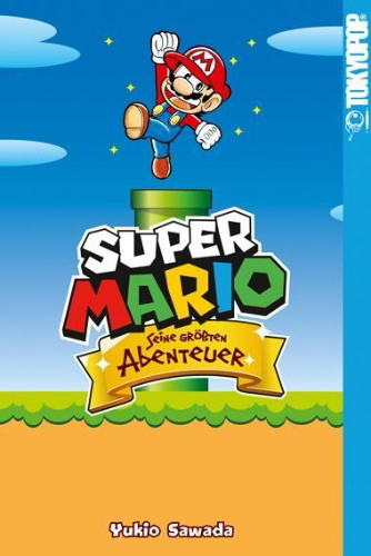 Buchcover und Innenansicht für das Buch: Super Mario - Seine größten Abenteuer