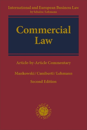 Buchcover und Innenansicht für das Buch: Commercial Law