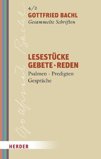 Buchcover und Innenansicht für das Buch: Lesestücke - Gebete - Reden