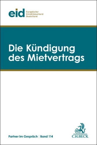 Buchcover und Innenansicht für das Buch: Die Kündigung des Mietvertrags