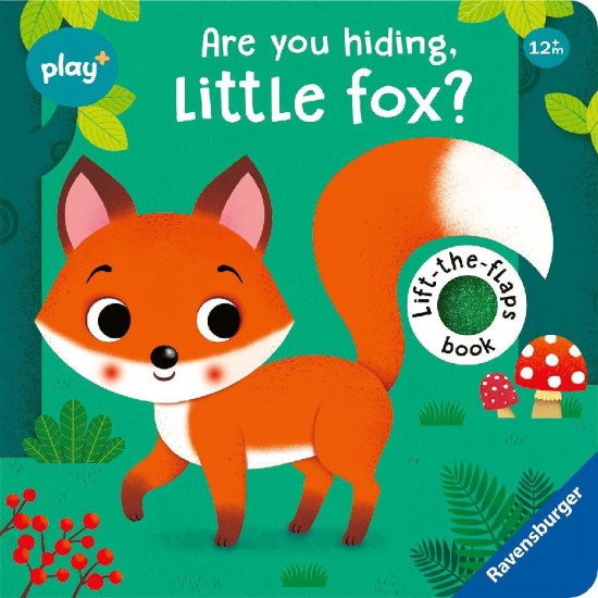 Buchcover und Innenansicht für das Buch: Play+ Are you hiding, little fox?