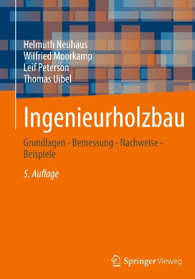 Buchcover und Innenansicht für das Buch: Ingenieurholzbau