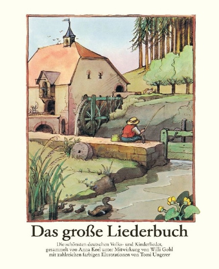 Buchcover und Innenansicht für das Buch: Das große Liederbuch