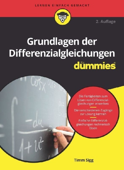 Buchcover und Innenansicht für das Buch: Grundlagen der Differenzialgleichungen für Dummies