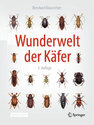 Buchcover und Innenansicht für das Buch: Wunderwelt der Käfer