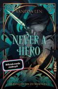 Buchcover und Innenansicht für das Buch: Never a Hero