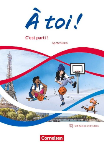Buchcover und Innenansicht für das Buch: À toi ! Band 1 - C'est parti! - Sprachkurs - Carnet d'activités
