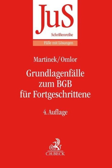 Buchcover und Innenansicht für das Buch: Grundlagenfälle zum BGB für Fortgeschrittene