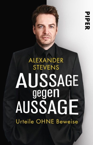 Buchcover und Innenansicht für das Buch: Aussage gegen Aussage