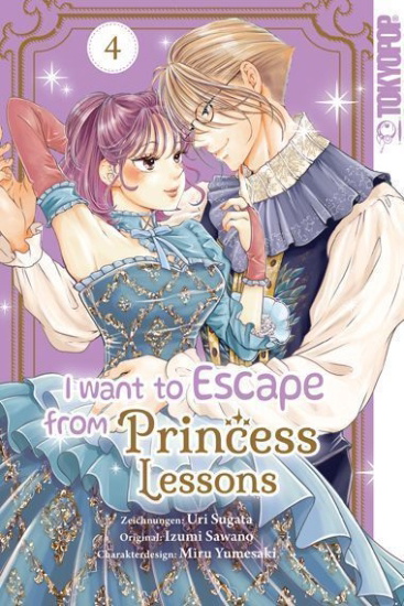 Buchcover und Innenansicht für das Buch: I Want to Escape from Princess Lessons 04