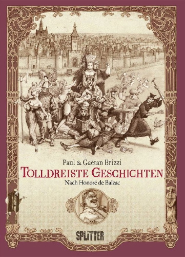 Buchcover und Innenansicht für das Buch: Tolldreiste Geschichten (Graphic Novel)