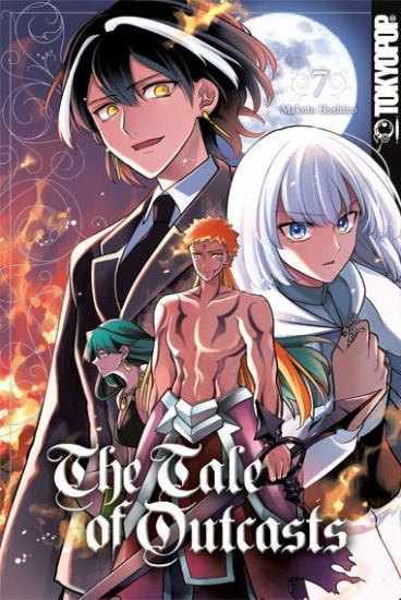 Buchcover und Innenansicht für das Buch: The Tale of Outcasts 07