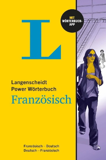 Buchcover und Innenansicht für das Buch: Langenscheidt Power Wörterbuch Französisch