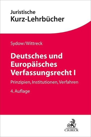 Buchcover und Innenansicht für das Buch: Deutsches und Europäisches Verfassungsrecht I