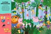Buchcover und Innenansicht für das Buch: Where's Peppa at the Zoo?