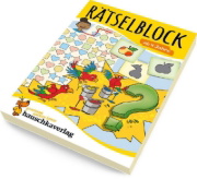 Buchcover und Innenansicht für das Buch: Rätselblock ab 4 Jahre - Band 1