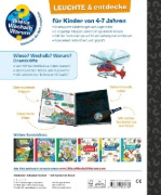 Buchcover und Innenansicht für das Buch: Wieso? Weshalb? Warum? Leuchte und entdecke - Einsatzkräfte