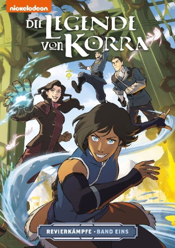 Buchcover und Innenansicht für das Buch: Die Legende von Korra 1. Revierkämpfe 1