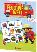 Buchcover und Innenansicht für das Buch: Mon ami le pompier - Livre de jeux