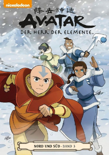 Buchcover und Innenansicht für das Buch: Avatar: Der Herr der Elemente Comicband 16