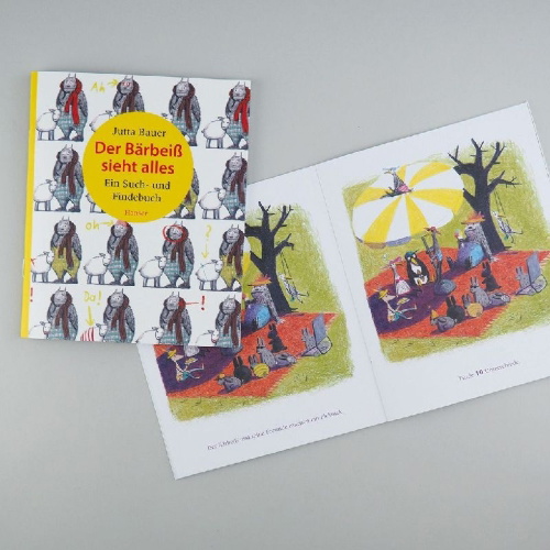 Buchcover und Innenansicht für das Buch: Der Bärbeiß sieht alles