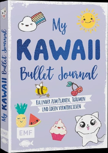 Buchcover und Innenansicht für das Buch: My Kawaii Bullet Journal