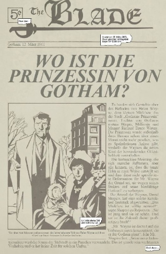 Buchcover und Innenansicht für das Buch: Gotham City: Year One