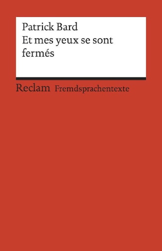 Buchcover und Innenansicht für das Buch: Et mes yeux se sont fermés