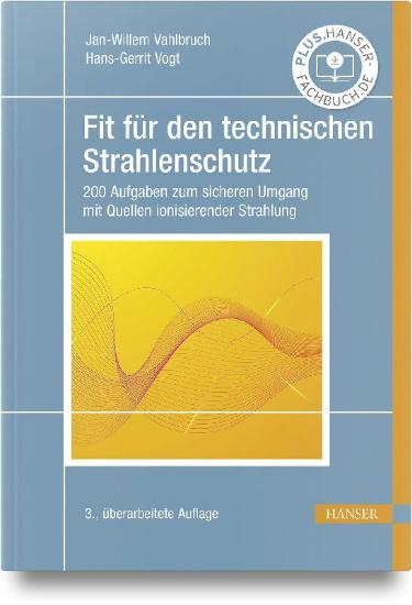 Buchcover und Innenansicht für das Buch: Fit für den technischen Strahlenschutz