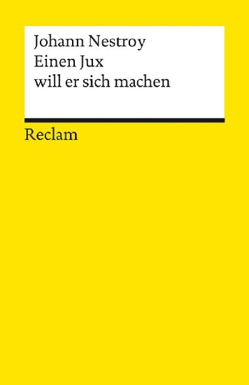 Buchcover und Innenansicht für das Buch: Einen Jux will er sich machen