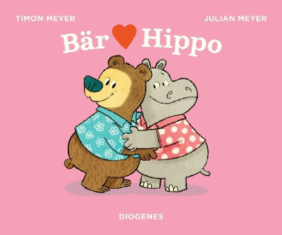 Buchcover und Innenansicht für das Buch: Bär liebt Hippo