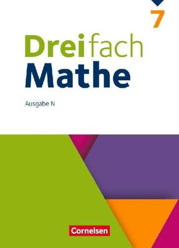 Buchcover und Innenansicht für das Buch: Dreifach Mathe 7. Schuljahr. Niedersachsen - Schülerbuch