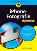 Buchcover und Innenansicht für das Buch: iPhone-Fotografie für Dummies