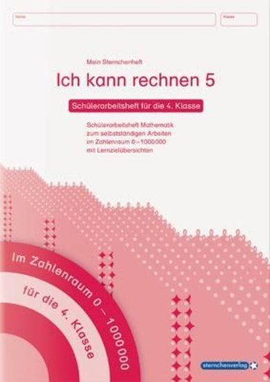 Buchcover und Innenansicht für das Buch: Ich kann rechnen 5 - Schülerarbeitsheft für die 4. Klasse