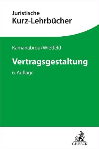 Buchcover und Innenansicht für das Buch: Vertragsgestaltung