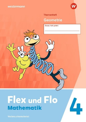 Buchcover und Innenansicht für das Buch: Flex und Flo 4. Themenheft Geometrie: Verbrauchsmaterial