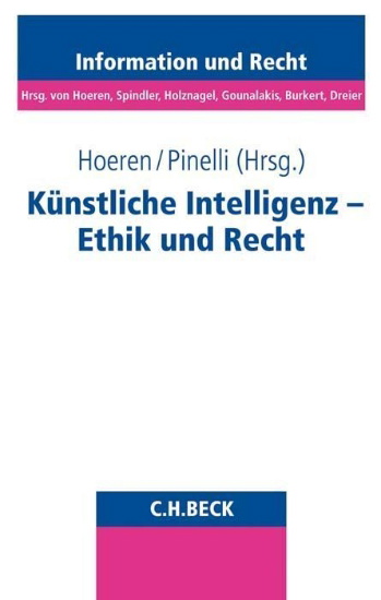 Buchcover und Innenansicht für das Buch: Künstliche Intelligenz - Ethik und Recht