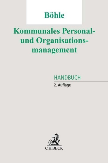 Buchcover und Innenansicht für das Buch: Kommunales Personal- und Organisationsmanagement