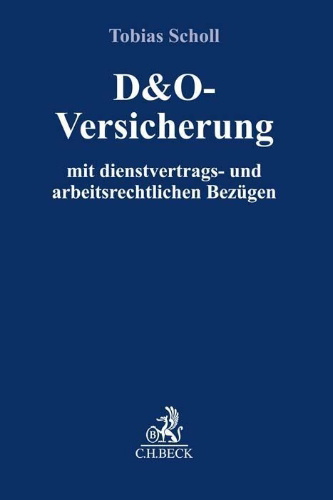 Buchcover und Innenansicht für das Buch: D&O-Versicherung