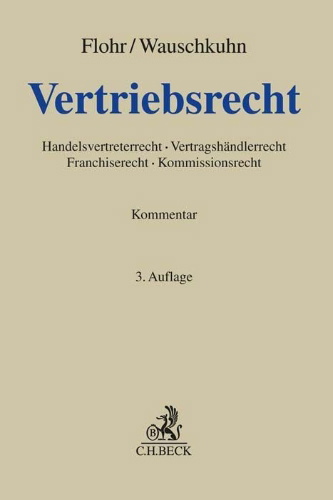 Buchcover und Innenansicht für das Buch: Vertriebsrecht