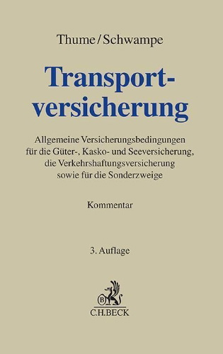 Buchcover und Innenansicht für das Buch: Transportversicherung
