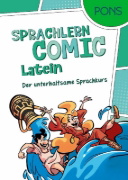 Buchcover und Innenansicht für das Buch: PONS Sprachlern-Comic Latein