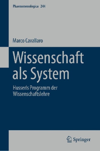 Buchcover und Innenansicht für das Buch: Wissenschaft als System