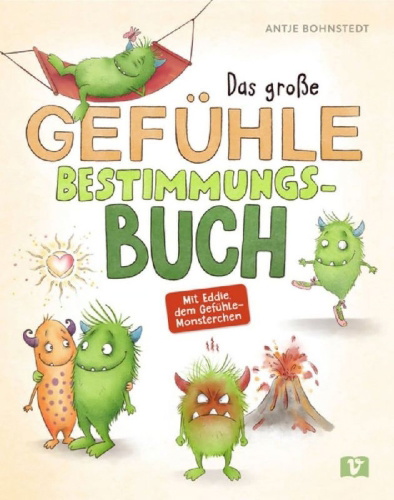 Buchcover und Innenansicht für das Buch: Das große Gefühle-Bestimmungsbuch