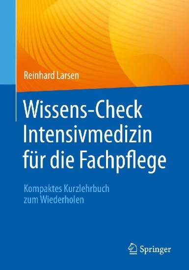 Buchcover und Innenansicht für das Buch: Wissens-Check Intensivmedizin für die Fachpflege