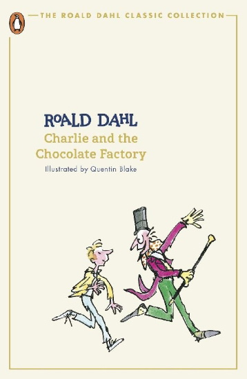 Buchcover und Innenansicht für das Buch: Charlie and the Chocolate Factory