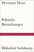 Buchcover und Innenansicht für das Buch: Politische Betrachtungen