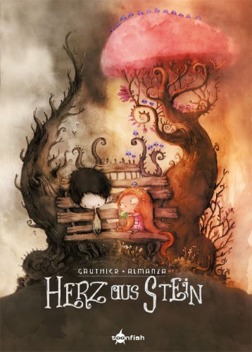 Buchcover und Innenansicht für das Buch: Herz aus Stein